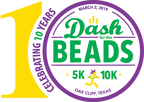 Dash for the Beads 10k and 5k Run, 1 Mile Walk, Costume Contest and Festival